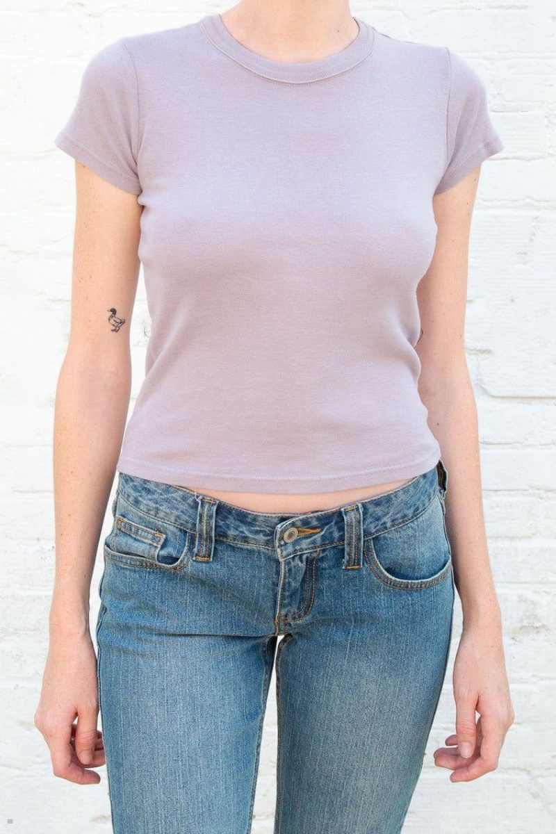 Hauts Brandy Melville Hailie Violette | TXQ-93726636